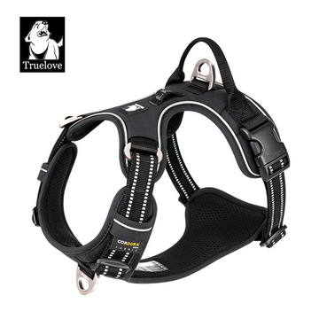 Truelove No Pull Cordura Harness for Dogs (Black)