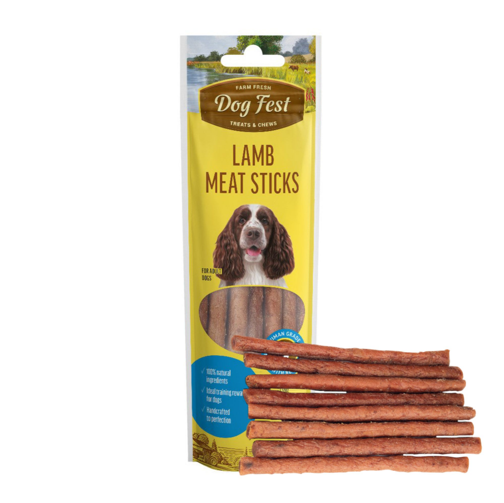 Dogfest Lamb Meat Sticks Dog Treats Dog Treats + Others Petfest 45g