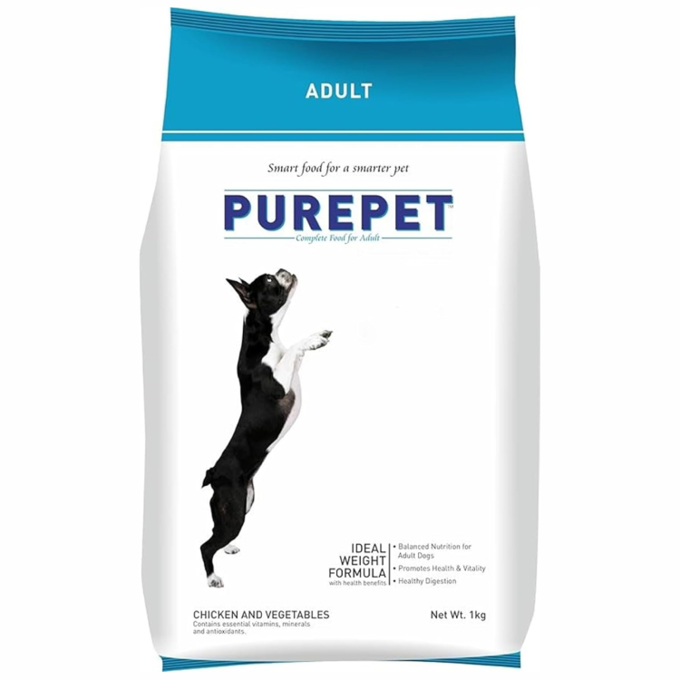Purepet Chicken & Vegetable Adult Dog Dry Food