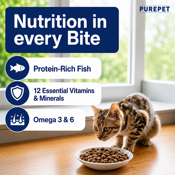 Purepet Ocean Fish Adult Cat Dry Food