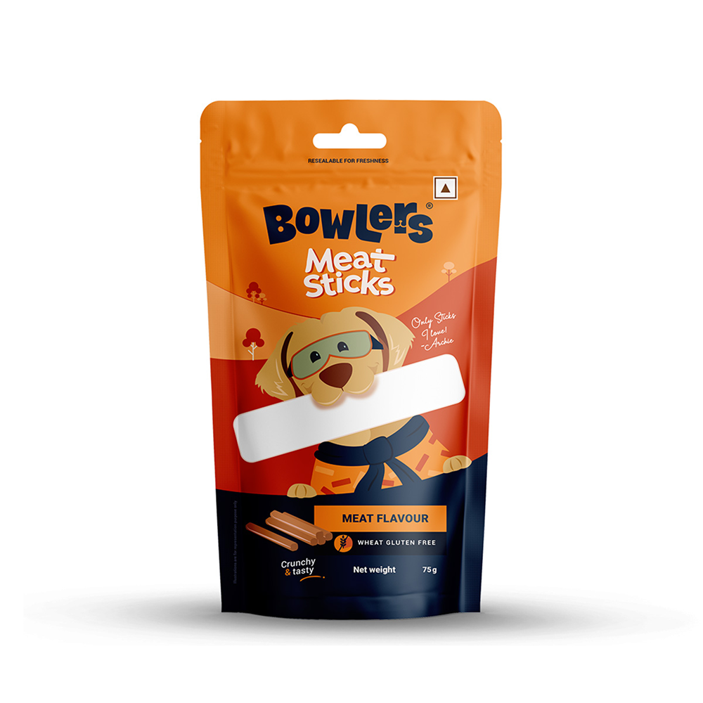 Bowlers Meat Sticks Dog Treats Sample Bowlers 75g