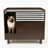 FurryLiving Lulu Litter Cabinet for Cats (Dark Brown) Cats-Furniture FurryLiving Dropship 32x19x29in