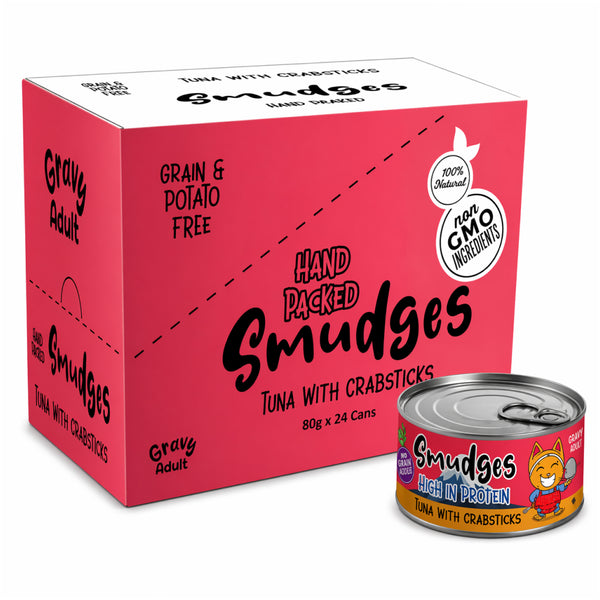 Smudges Tuna with Crabsticks in Gravy Adult Cat Wet Food