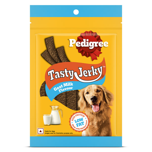 Pedigree Goat Milk Tasty Jerky Dog Treats