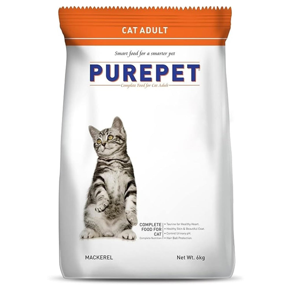 Purepet Mackerel Adult Cat Dry Food Cats- Dry food Purepet