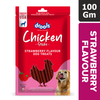 Drools Strawberry Flavour Chicken Sticks Treat for Dogs Dog Treats + Others Drools 100g