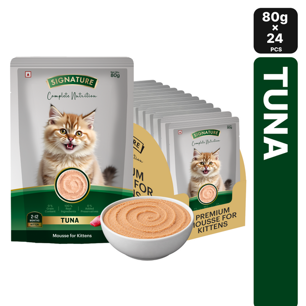 Signature Grain Zero Tuna Mousse Kitten Cat Wet Food