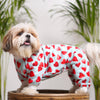 Pets Way Little Heart Jumpsuit for Dogs (Red) Dogs-Clothing & Accessories Pets Way Dropship XS