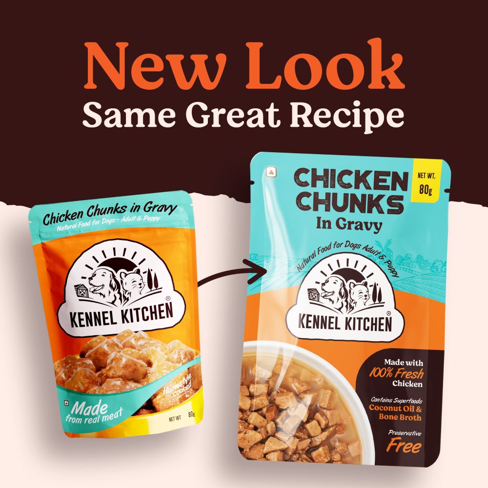 Kennel Kitchen Chicken Chunks in Gravy Puppy & Adult Dog Wet Food (All Life Stage)