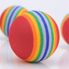KUTKUT Foam Balls for Cats (Rainbow) Cats-Toys KUTKUT Dropship