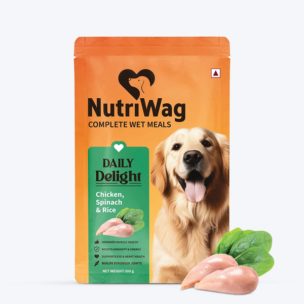 NutriWag Daily Delight Chicken, Spinach & Rice Dog Wet Food