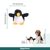 Zippy Paws ZippyTuff 2 in 1 Birdiez Penguin Plush Toy for Dogs Dogs-Toys Zippy Paws