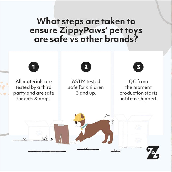 Zippy Paws ZippyTuff 2 in 1 Birdiez Toucan Plush Toy for Dogs
