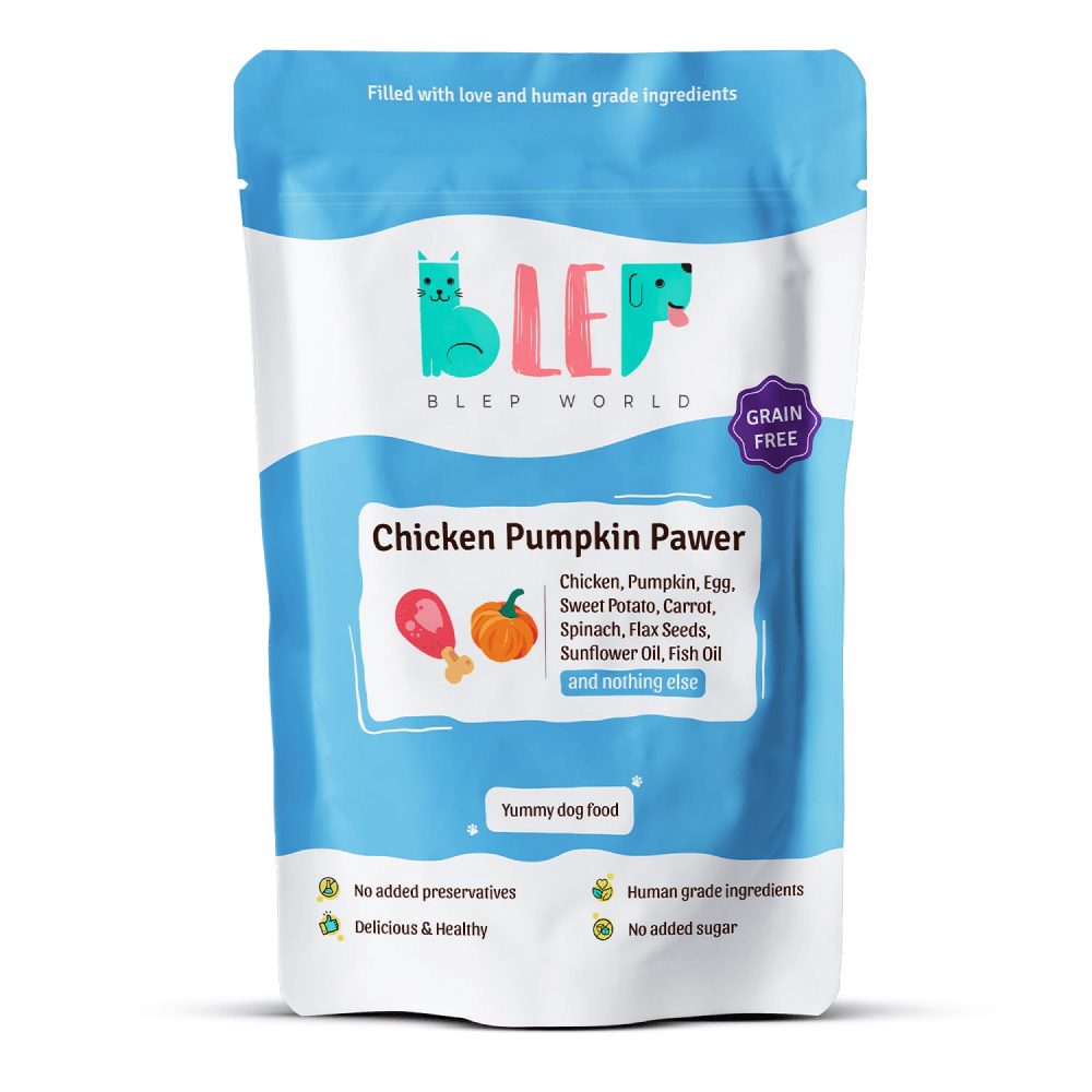 BLEP Chicken & Pumpkin Pawer Dog Wet Food (300g)