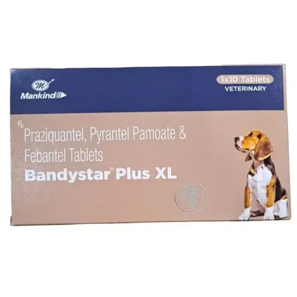 Mankind Bandystar Plus XL Deworming Tablets for Dogs