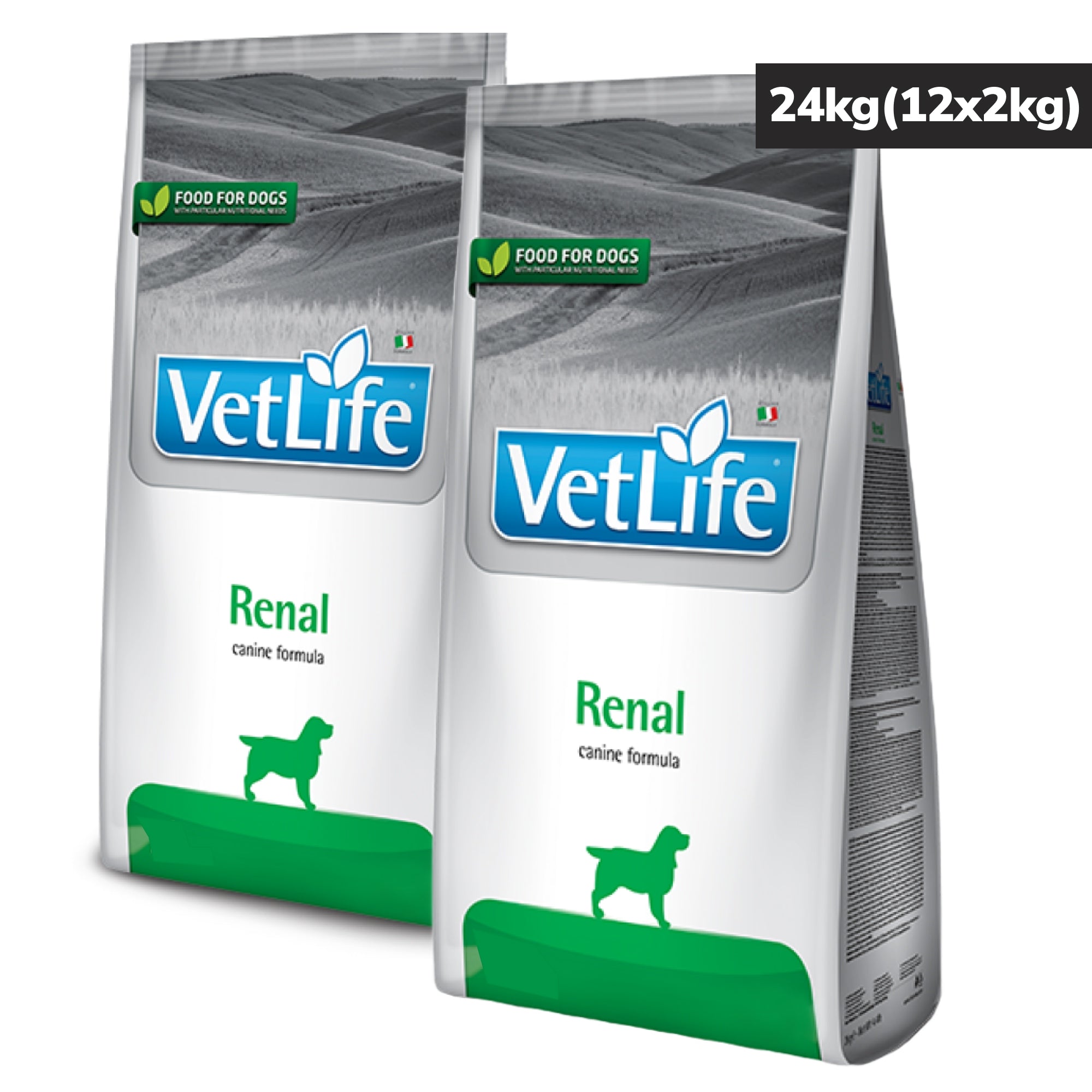 Farmina Vet Life Renal Canine Formula Adult Dog Dry Food Dogs- Dry Food Farmina Vet Life 2x12kg