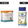 Intas Eazypet Deworming Tablet (10 Tabs) and Venkys Gutwell Pre & Probiotic Powder 100g for Dogs & Cats Combo Dogs-Pharmacy Exclusive Combo 1 Strip (10 tablets) + 100g