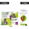 Drontal plus dewormer (6 tablets) + Bravecto (10-20kg) tablet for dogs combo Dogs-Pharmacy Exclusive Combo 1 Strip (6 tablets) + (10 to 20 kg) 1 tablet