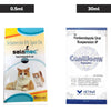 Petcare Selamec (Selamectin) Spot On for Cats 0.5ml and Vetina Canworm (Fenbendazole) Pet Deworming Suspension 30ml Combo Cats-Pharmacy Exclusive Combo 0.5ml+30ml