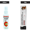 Vetoquinol Dermichlor Antibacterial Antifungal Spray (100ml) and Intas Kiskin Ointment (Cream) (Corticosteroid) 20g for Dogs & Cats Combo Both-Pharmacy Exclusive Combo 100ml+20g