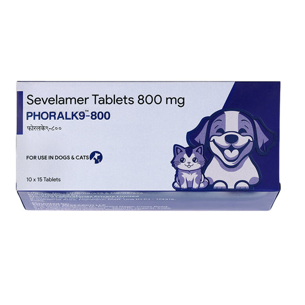 Enavant PHORALK9 800mg (Sevelamer Carbonate) Tablets for Dogs & Cats