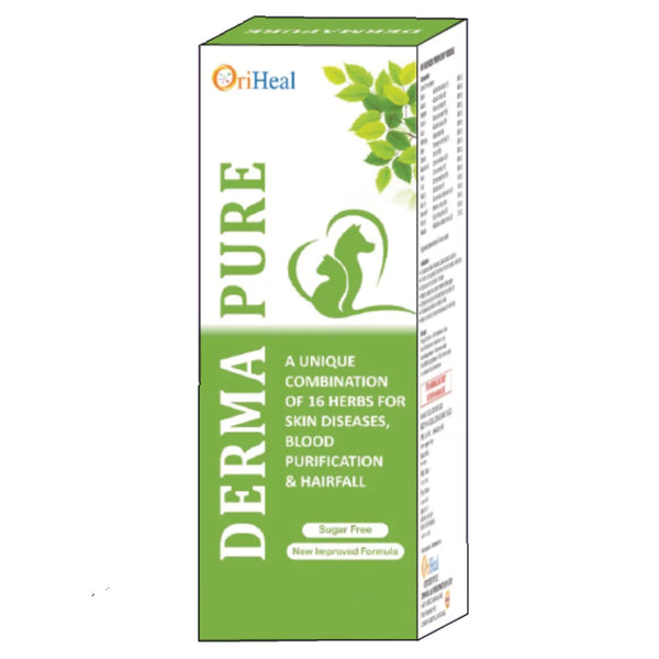 Oriheal Dermapure Drops to Support Skin Health for Dogs and Cats