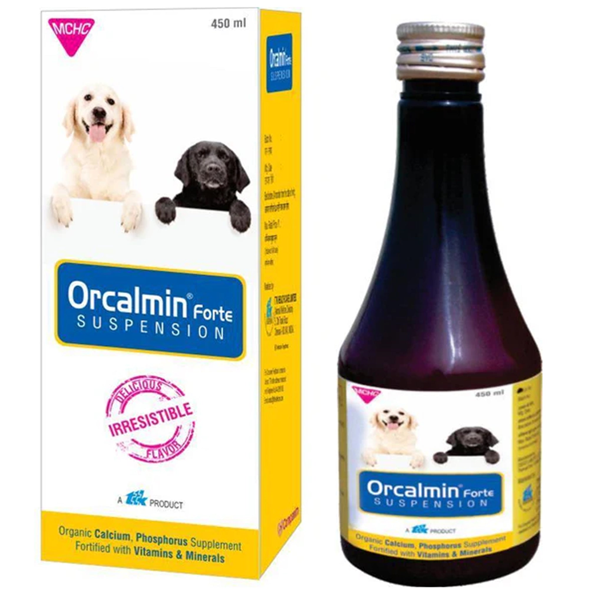 Ttk Orcalmin Forte Organic Calcium Suspension for Dogs Dogs-Pharmacy TTK Pharmacy 450ml
