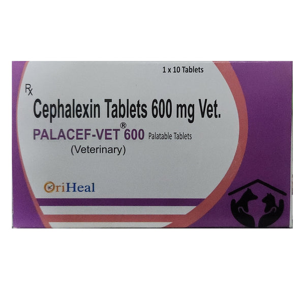 Oriheal Palacef Vet 600mg (Cephalexin) Tablet for Dogs and Cats