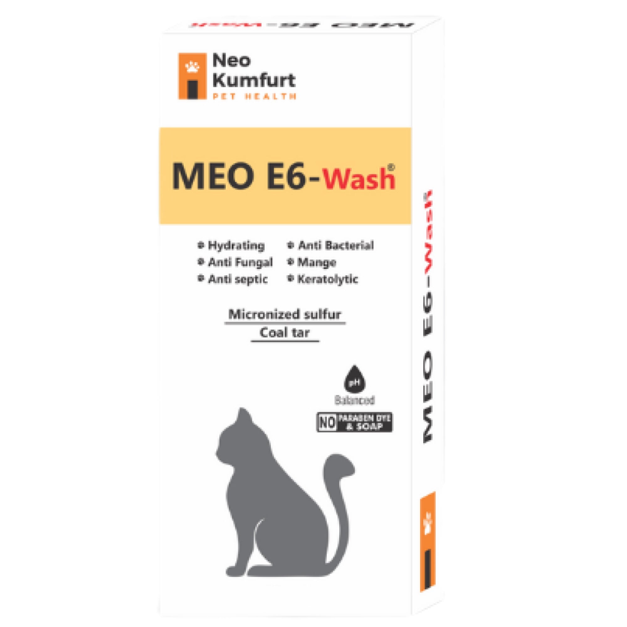 Neo Kumfurt Meo E6 Wash Shampoo for Cats Cats-Pharmacy Neo Kumfurt Pharmacy 200ml