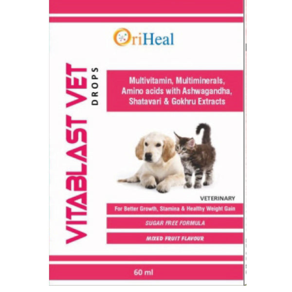 Oriheal Vitablast Vet Drops 60ml