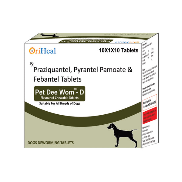 Oriheal Pet Dee Wom D Tablets for Dogs