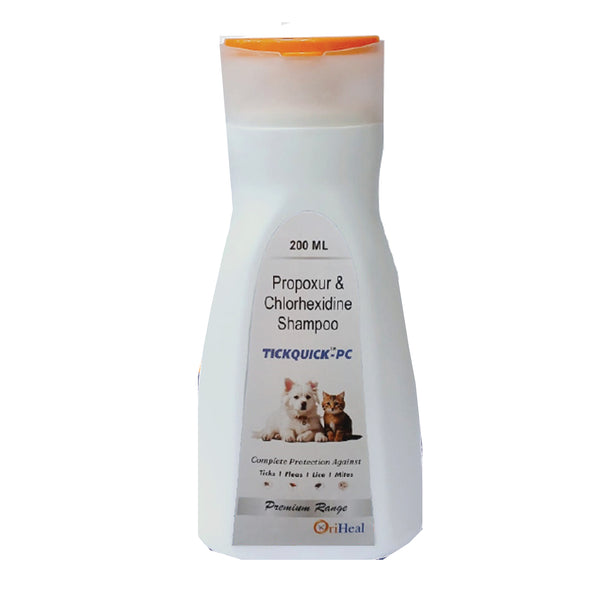 Oriheal Tick Quick PC (Propoxur & chlorhexidine) Shampoo 200ml