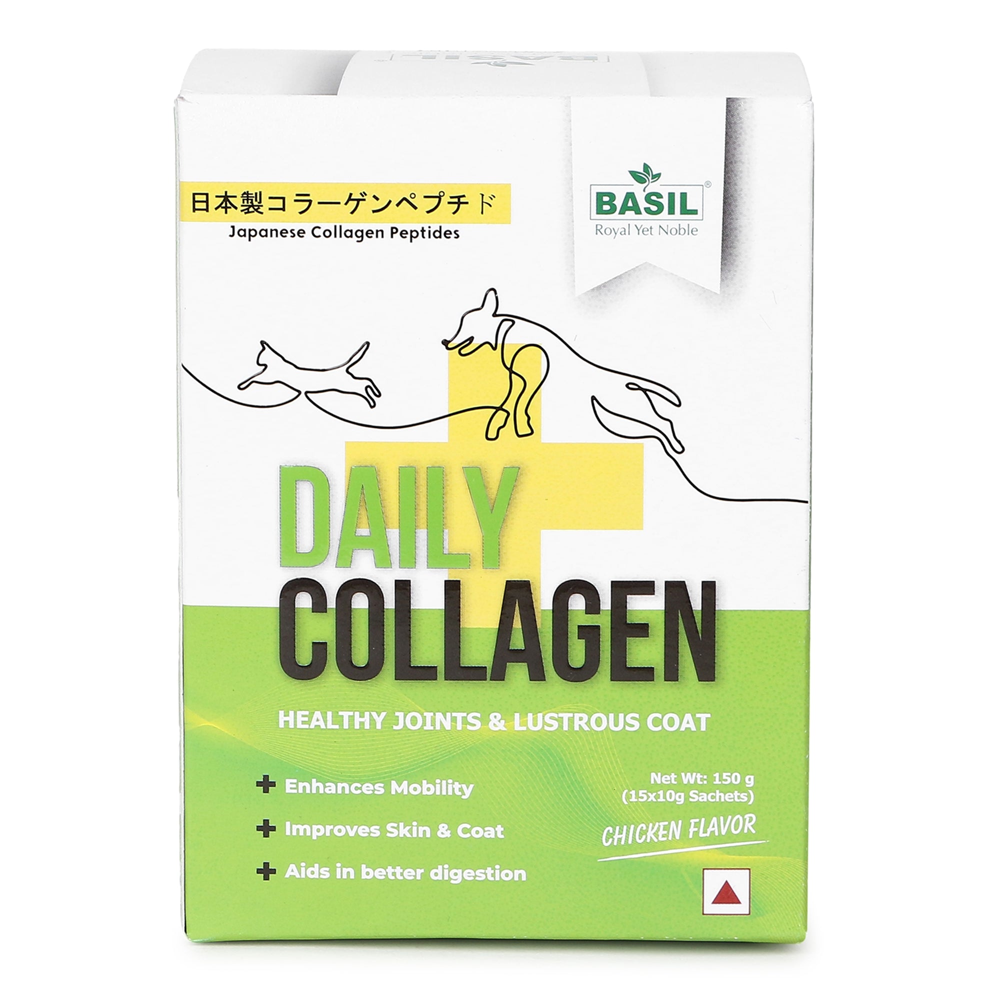 Basil Daily Collagen for Dogs and Cats Both-Pharmacy Basil Pharmacy 15x10g Sachets
