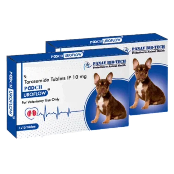 Panav Biotech Pooch Uroflow Torsemide IP 10mg Tablets for Dogs