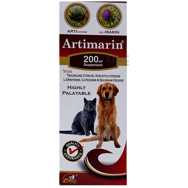 MPS Artimarin Pet Oral Suspension Liver Health Supplement for Dogs & Cats