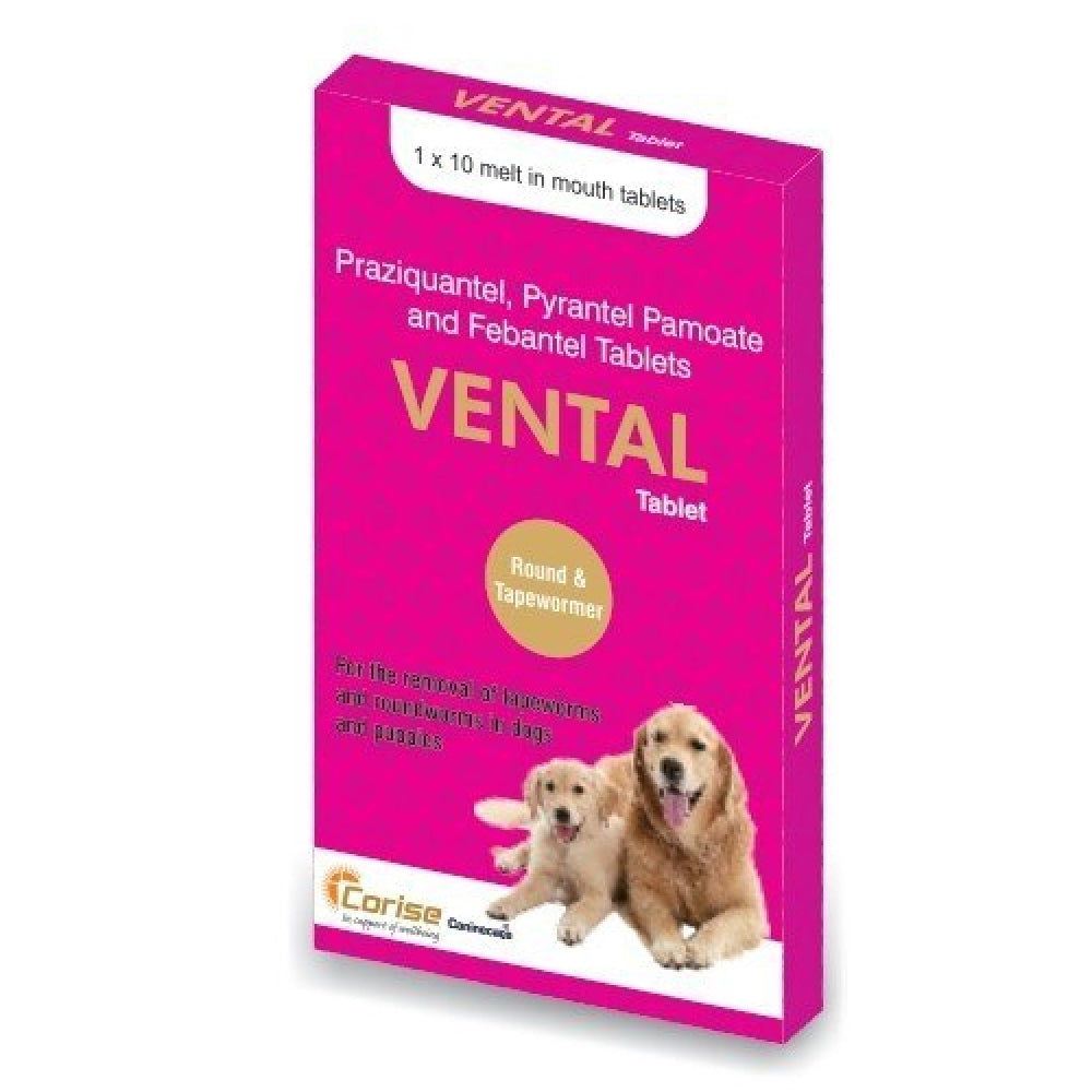 Corise Vental Tablet for Dogs Both-Pharmacy Corise Pharmacy 1 Strip (10 Tablet)