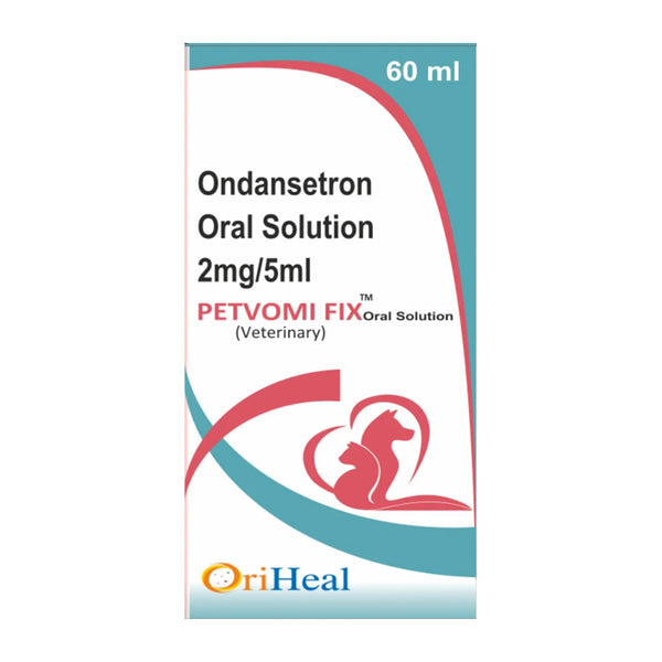 Oriheal Petvomi Fix (Ondansetron) Oral Suspension for Dogs and Cats