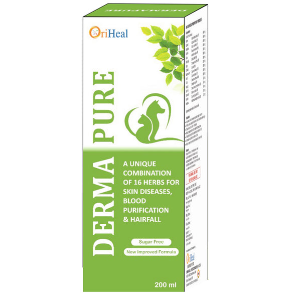 Oriheal Dermapure Syrup for Dogs & Cats 200ml