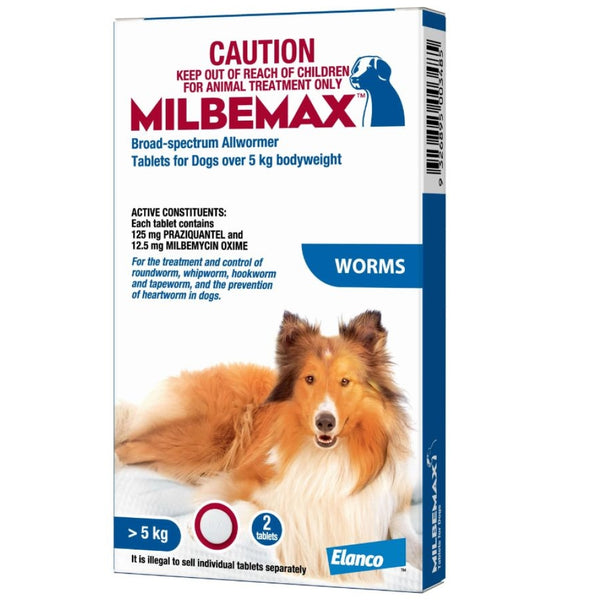 Elanco Milbemax Dewormer for Dogs Above 5Kg