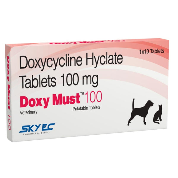 Skyec Doxy Must 100mg Tablets for Dogs and Cats