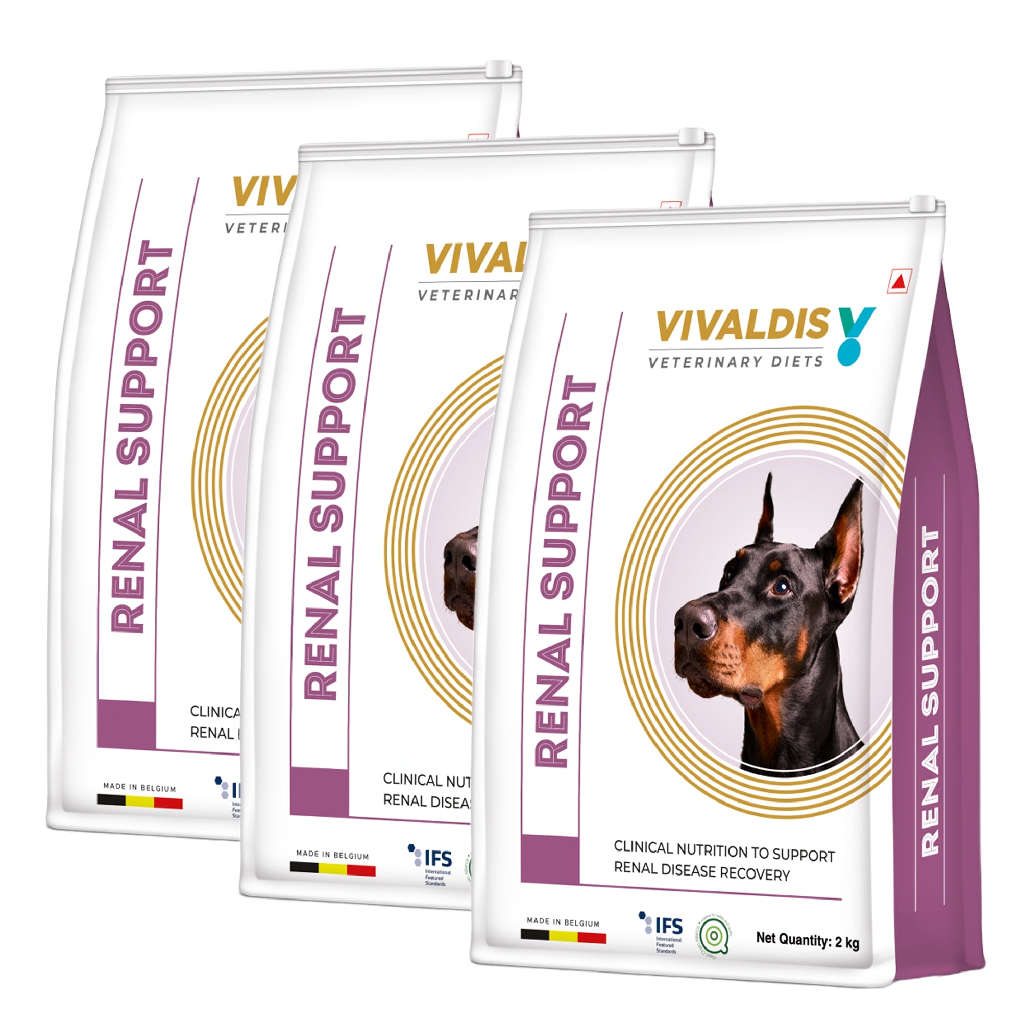 Vivaldis V Diet Renal Support Diet Dog Dry Food Dogs- Dry Food Vivaldis VDiet 3x2kg