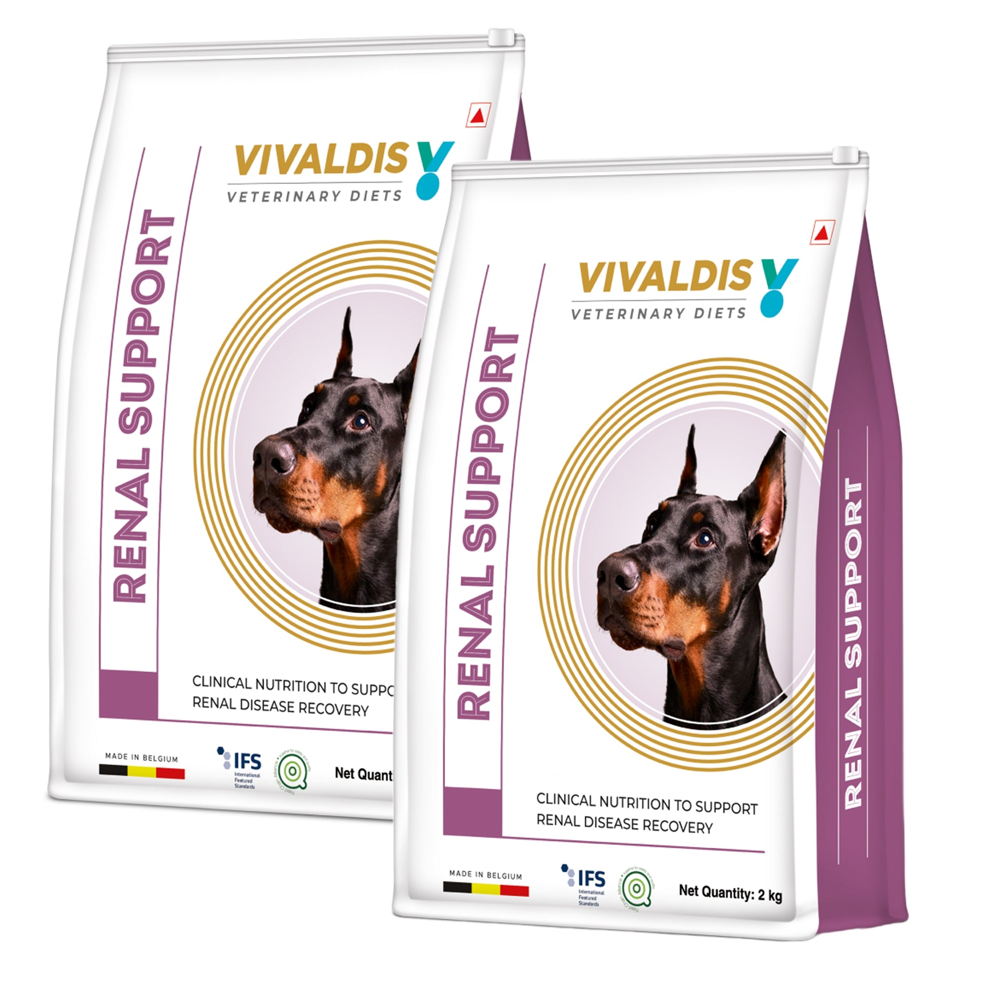 Vivaldis V Diet Renal Support Diet Dog Dry Food Dogs- Dry Food Vivaldis VDiet 2x2kg