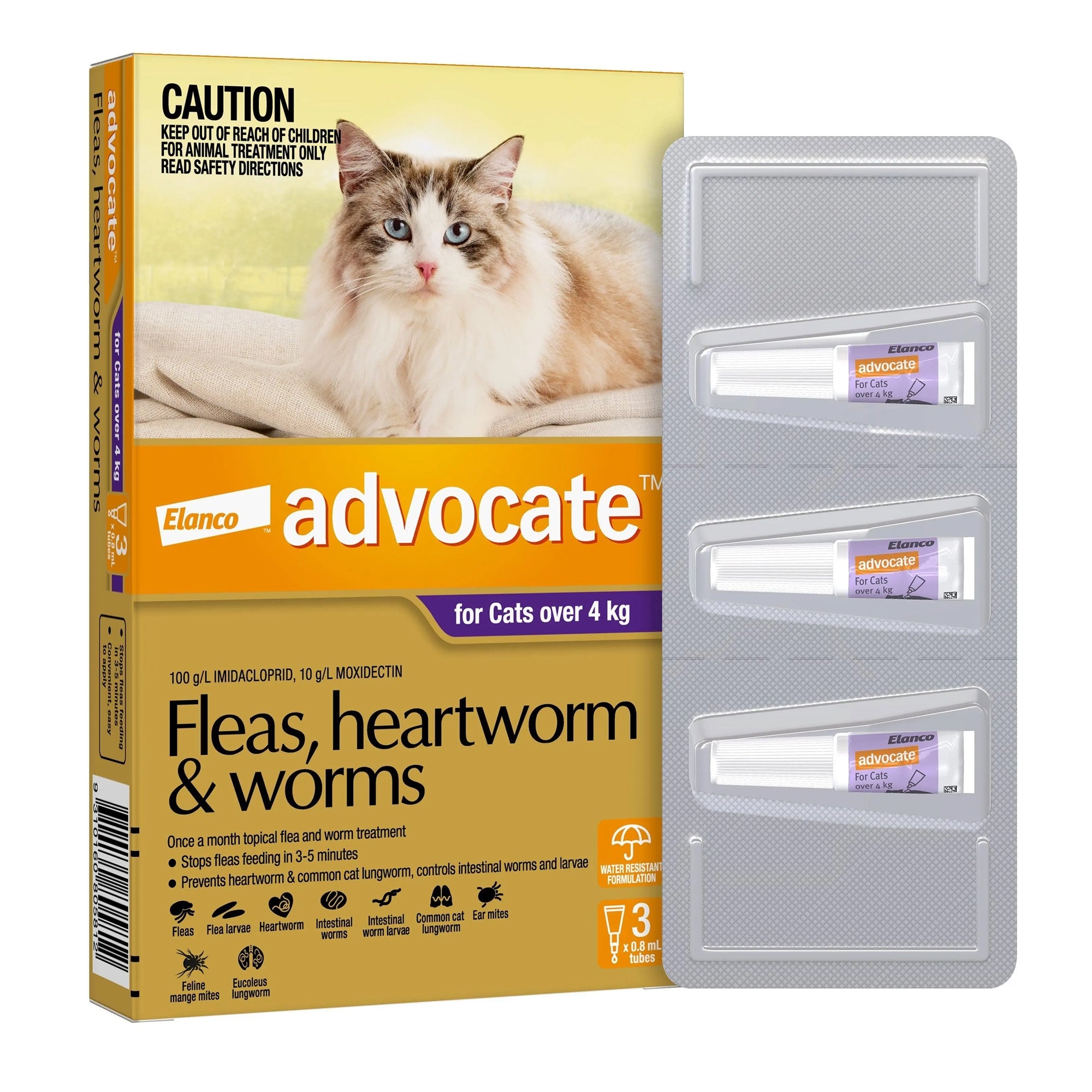 Bayer Elanco Advocate Spot On for Cats Above 4kg Cats-Pharmacy Bayer Pharmacy