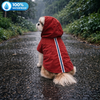 15 Furries Urban Waterproof Raincoat for Dogs (Red) Dogs-Clothing & Accessories 15 Furries Dropship