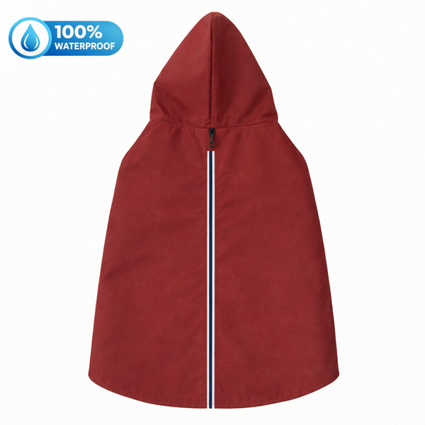 15 Furries Urban Waterproof Raincoat for Dogs (Red)