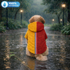 15 Furries Urban Colorblock Waterproof Raincoat for Dogs (Red & Yellow) Dogs-Clothing & Accessories 15 Furries Dropship