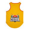 Skatrs Chepawk Superkings Cricket Jersey for Dogs and Cats (Yellow) Both-Clothing & Accessories Skatrs