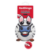 Red Dingo Durables Zebra Ball Toy For Dogs (White) Dogs-Toys Red Dingo Dropship 13x10cm