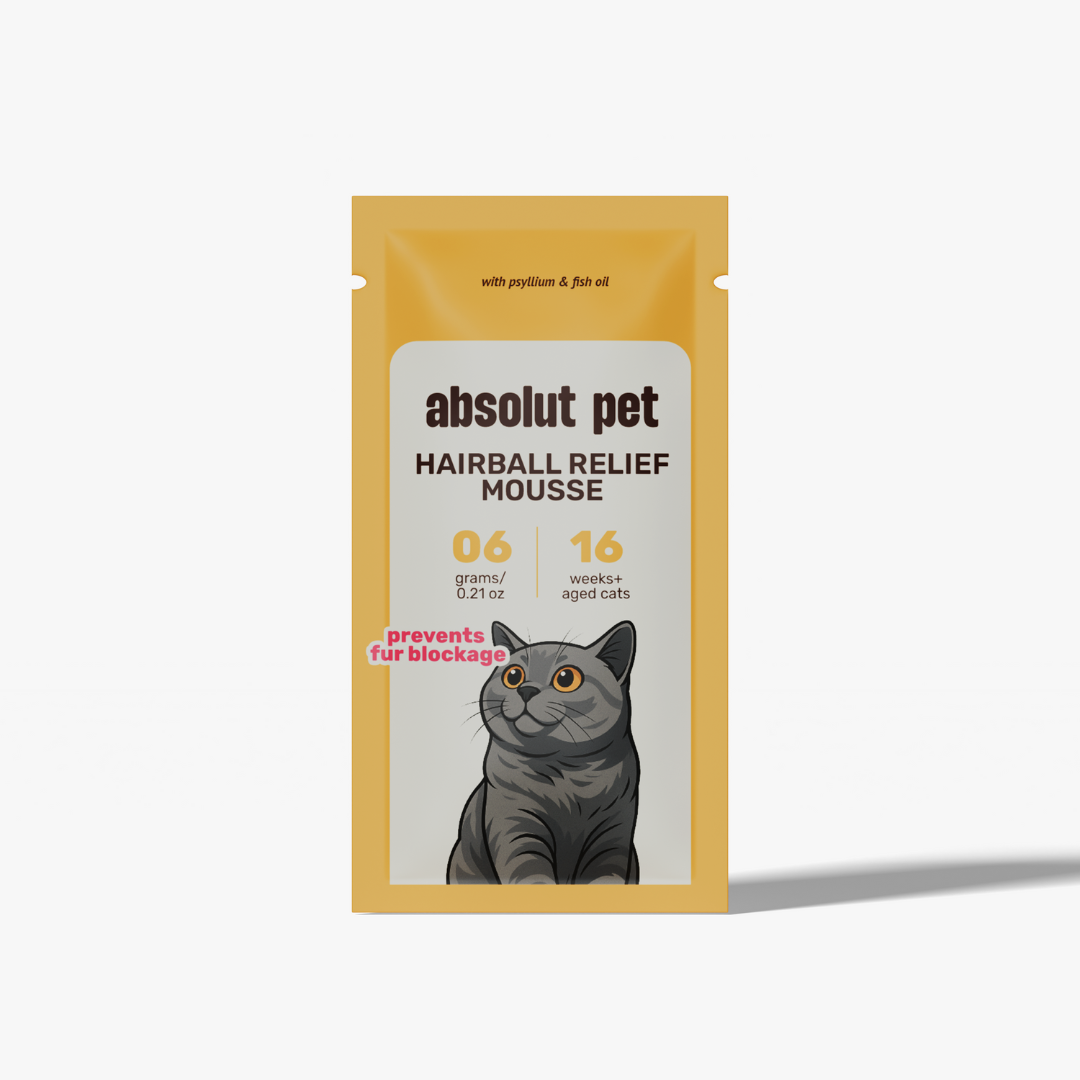 Absolut Pet Hair Ball Relief Creamy Supplements for Cat Cats-Health & Wellness Absolut Pet