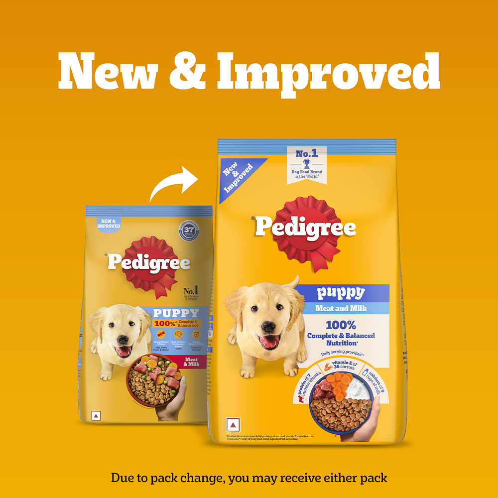Pedigree Meat & Milk Puppy Dog Dry Food